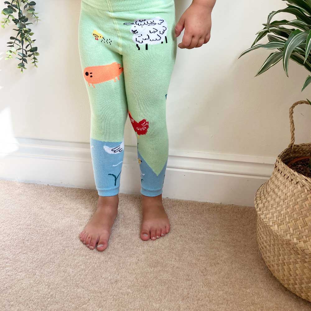 Farmyard Motif Leggings Farmyard Motif Leggings