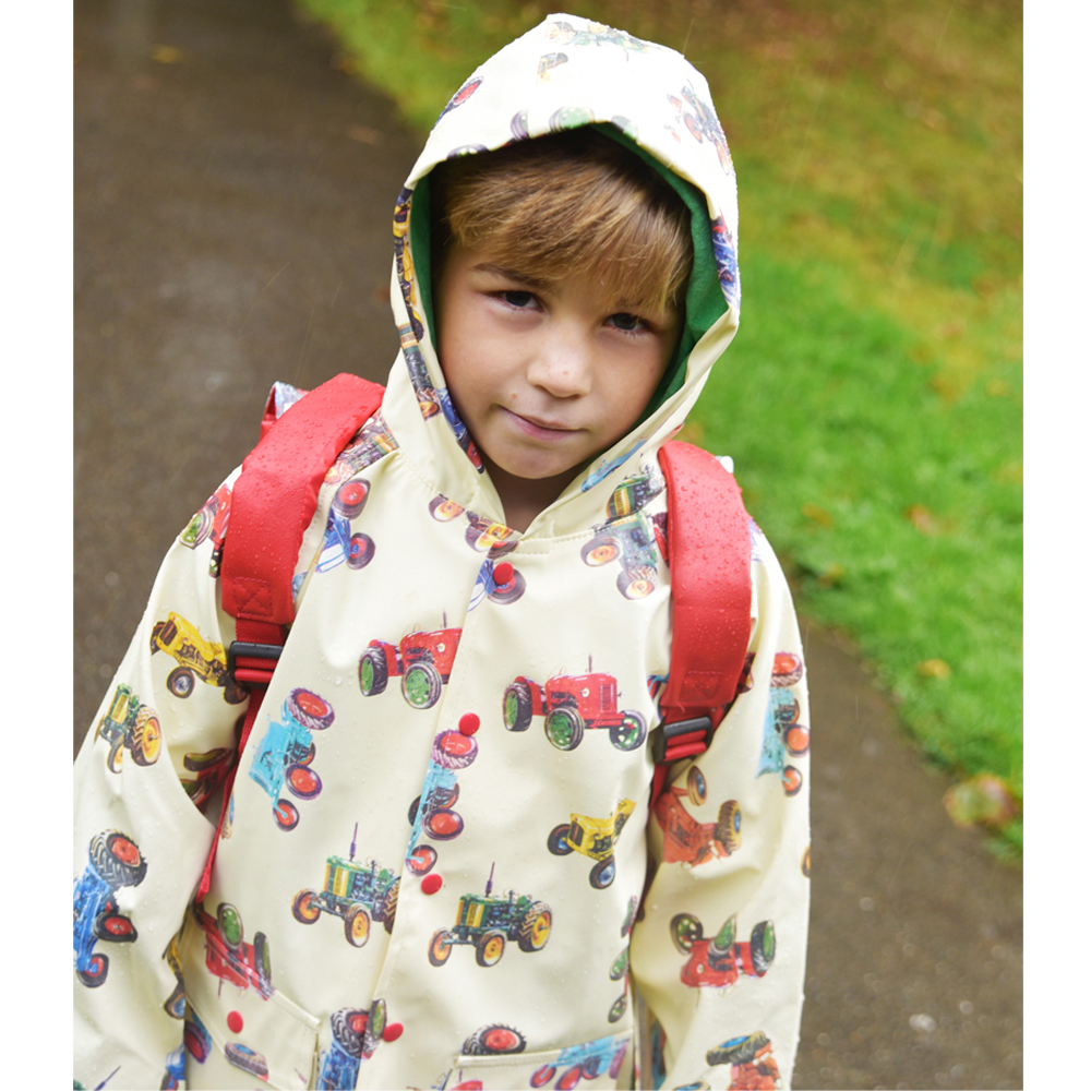 Tractor Print Raincoat Tractor Print Raincoat